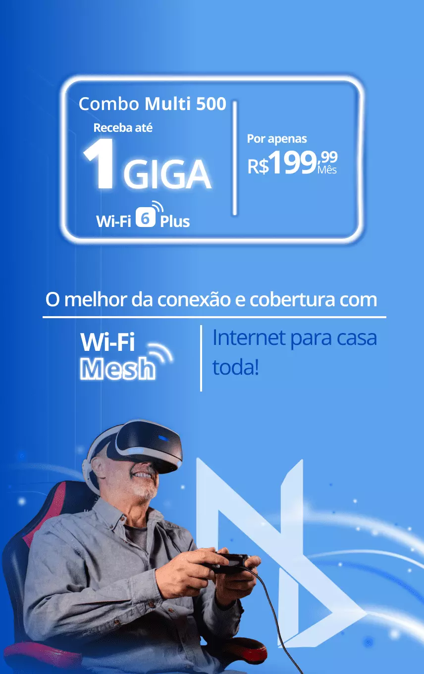 Masterturbonet, Fibra Óptica em Goiânia, Até 1 Giga